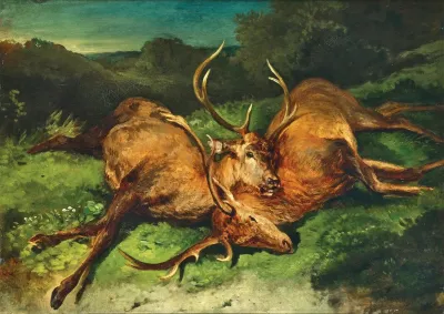 Verendete Hirsche