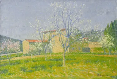 Verger En Fleurs A Alet Les Bains Aude