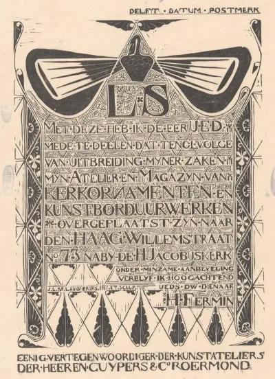 Verhuisaankondiging Van H Fermin