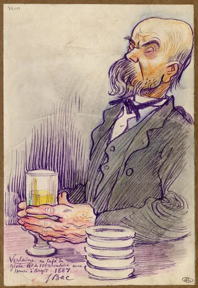 Verlaine Au Cafe Du Globe Boulevard De Lobservatoire Avec Henri Dargis