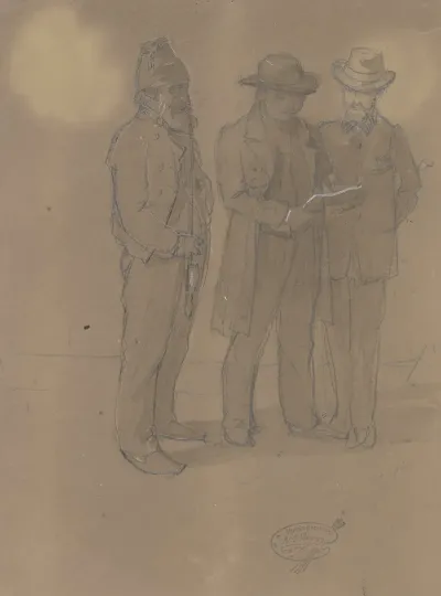 Verlesung Einer Kriegsdepesche