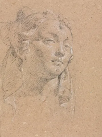 Verona Sketchbook Head Of A Woman Page 58