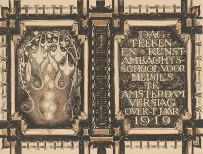 Verslag Der Dagteeken En Kunstambachtschool Voor Meisjes Te Amsterdam Over Het Jaar 1919
