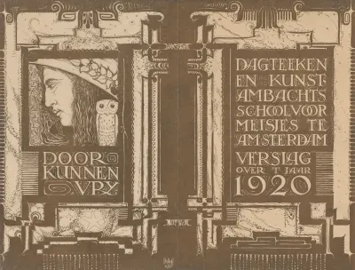 Verslag Der Dagteeken En Kunstambachtschool Voor Meisjes Te Amsterdam Over Het Jaar 1920