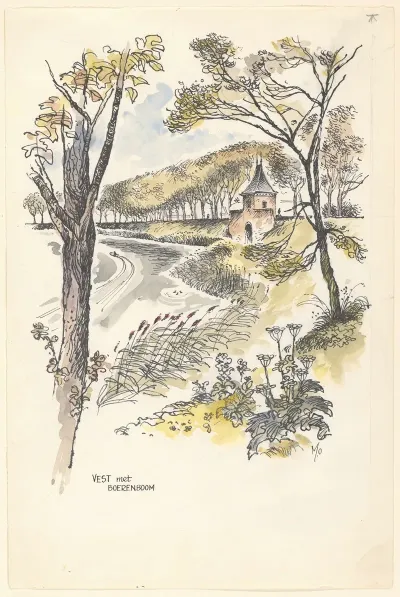 Vest Met Boerenboom Te Enkhuizen