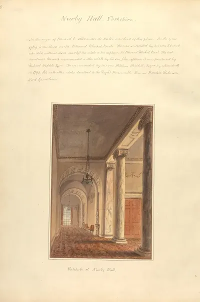 Vestibule At Newby Hall