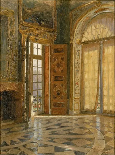 Vestibule Corner Schleissheim Prince Regent Luitpolds Palace