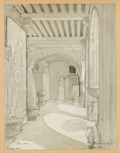 Vestibule Interieur Du Musee De Cluny