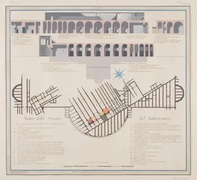 Vestigia Delle Terme Di Tito Plan Of The Underground