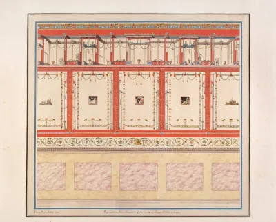 Vestigia Delle Terme Di Tito Wall Ornamentation In Room 23
