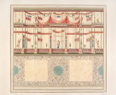 Vestigia Delle Terme Di Tito Wall Ornamentation In Room 25