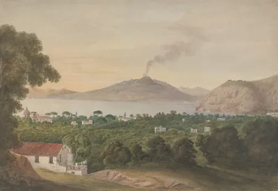 Vesuvius Across The Bay Of Naples