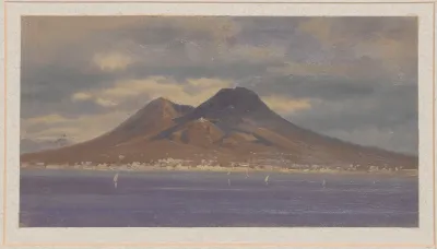 Vesuvius And The Harbour Of Naples
