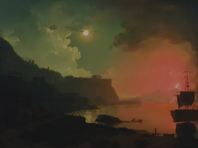 Vesuvius From Posillipo