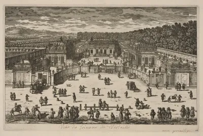 Veue Du Trianon De Versailles View Of Versailles Trianon