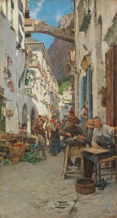 Via Con Terrazze Ad Amalfi