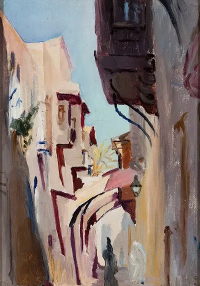 Via Dolorosa In Jerusalem From The Journey To Palestine 2