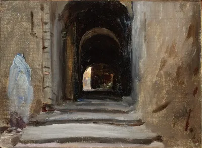 Via Dolorosa In Jerusalem From The Journey To Palestine