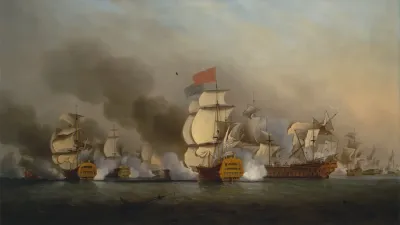Vice Admiral Sir George Ansons Victory Off Cape Finisterre