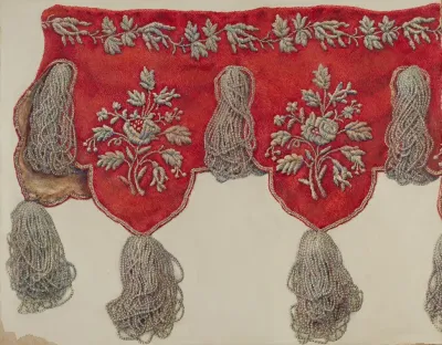 Victorian Shelf Drapery