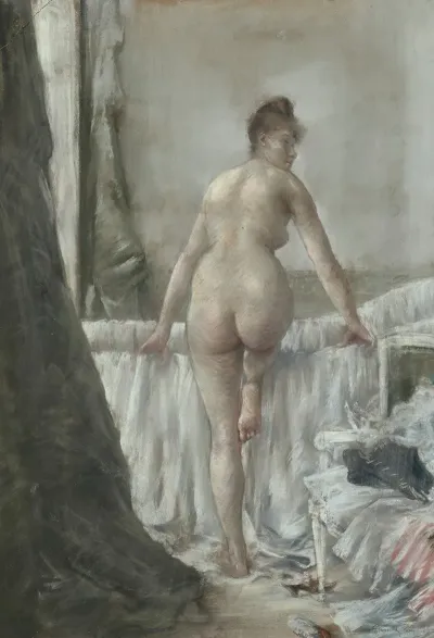 Victorine Meurant By Her Bath