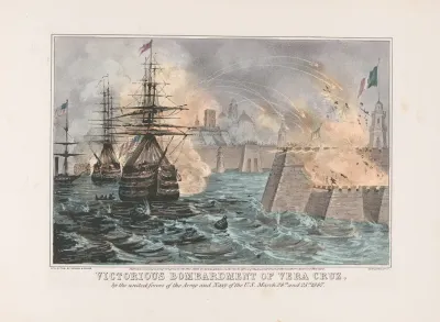 Victorious Bombardment Of Vera Cruz
