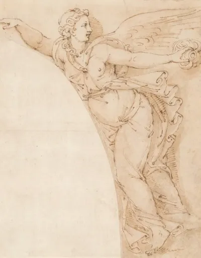 Victory Holding A Jug