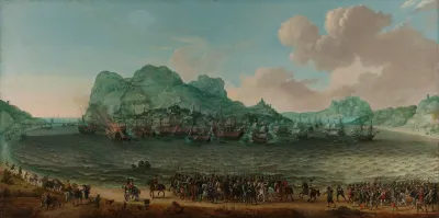 Victory Over The Spanish Near Gibraltar By A Fleet Commanded By Admiral Jacob Van Heemskerck 25 April 1607