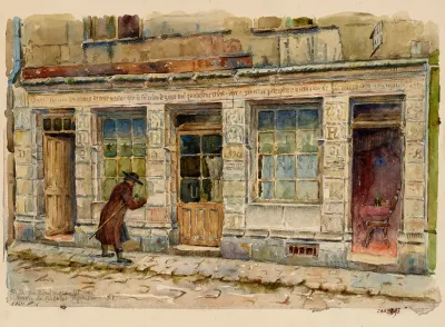 Vieille Maison Du Xve Siecle Maison De Nicolas Flamel Dite Maison Du Grand Pignon 51 Rue De Montmorency