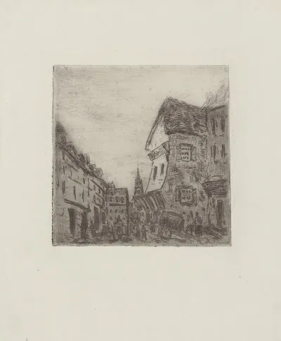Vieille Rue A Rouen Rue Malpalue
