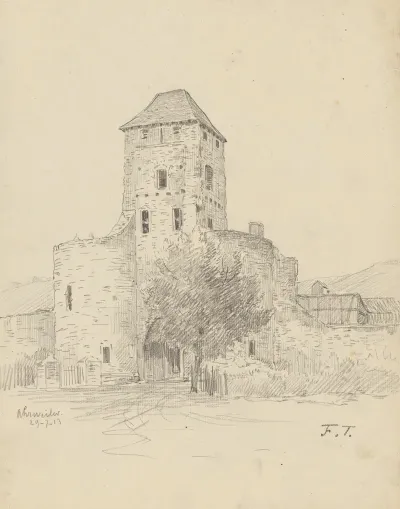 Vieille Tour Porte A Ahrweiler Allemagne