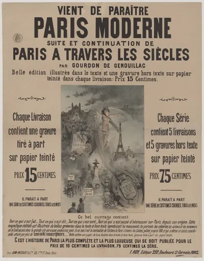 Vient De Paraitre Paris Moderne Suite Et Continuation De Paris A Travers Les Siecles