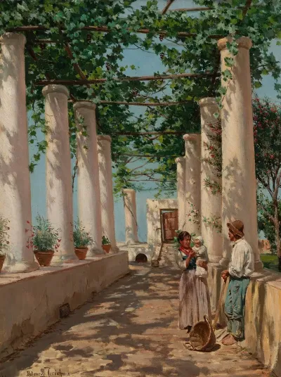 View From A Loggia Capri