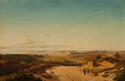 View From Baunebjerg By Horsens Fjord