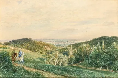 View From Cobenzl To Grinzing And Vienna