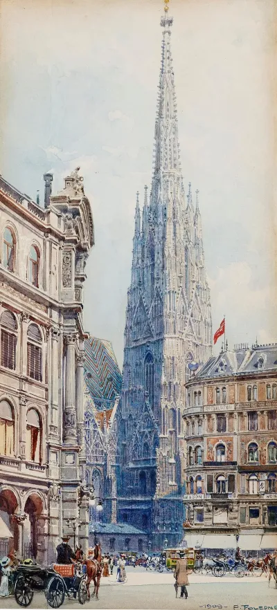 View From Graben To St Stephens Cathedral
