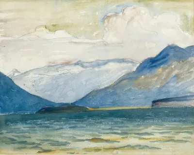 View From Plaun Da Lej Towards Chaste Peninsula
