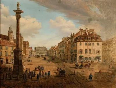 View From The Castle Square Towards Krakowskie Przedmiescie