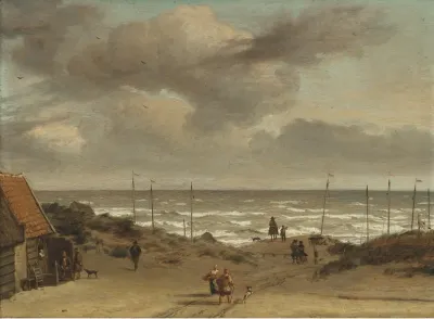 View From The Dunes Out To Sea
