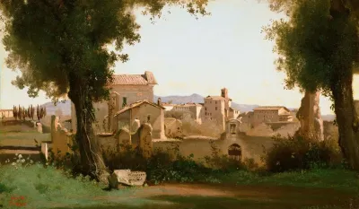 View From The Farnese Gardens Rome