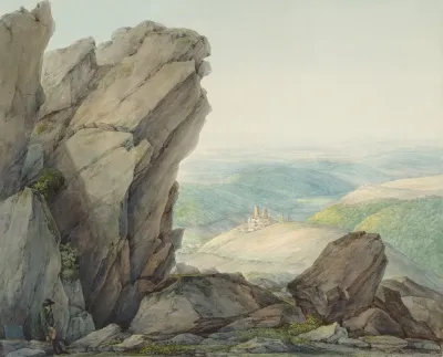 View From The Feldberg Taunus To Reifenberg