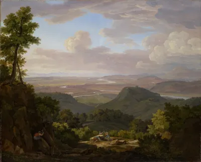 View From The Muttenz Quarry Toward Basel And The Plains Of The Rhine River