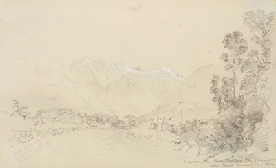 View From The Otira Towards Teremakau