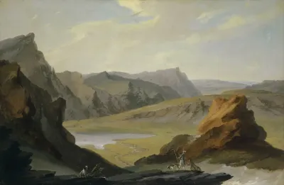 View From The Talistock Upon The Lake Of Melch