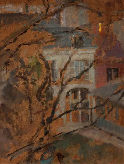 View From The Window Of The Studio