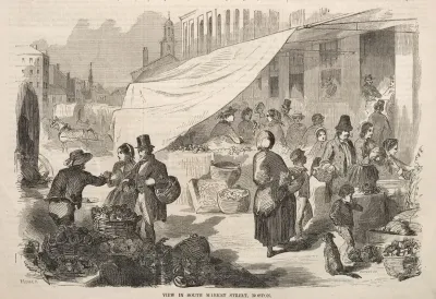 View In South Market Street Boston