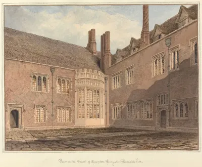 View In The Court Of Compton Winyate Warwickshire