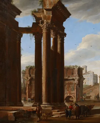 View In The Roman Forum