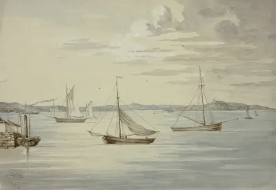 View Inchkeith And The Firth Of Forth Islands From Granton