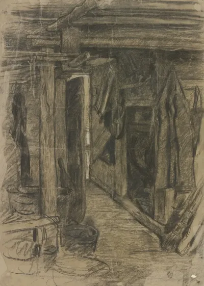 View Into A Shed